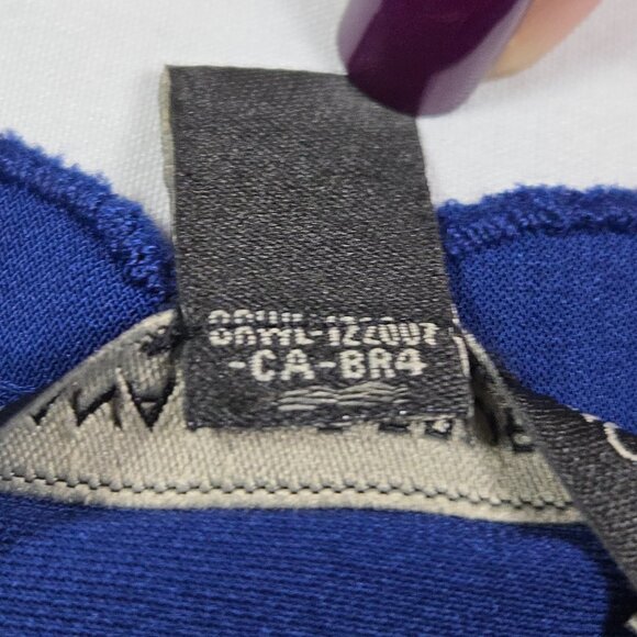 Banana Republic Blue Embroidered Trim Camisole Top Scallop Edge Feminine Size S‎ - Picture 8 of 12